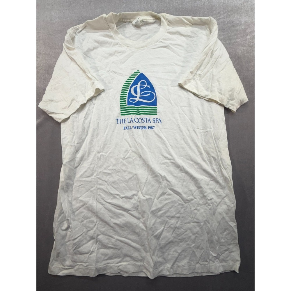 Vintage Single Stitch The‎ La Costa Spa 1987 Shirt 3XL CenterCut Made in USA